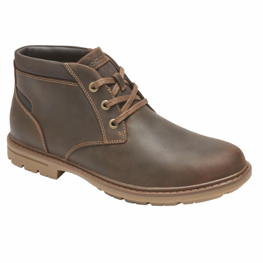 Rockport leather store chukka boots tan