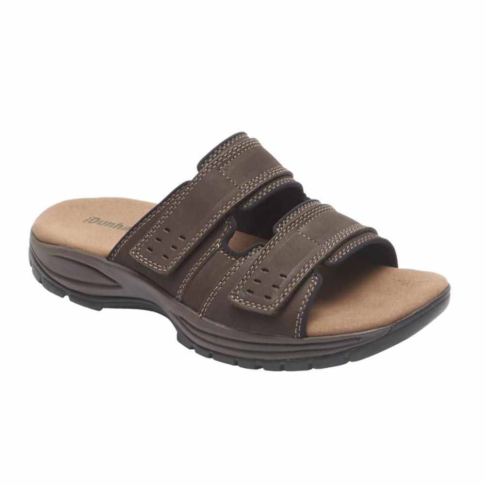 Dunham NEWPORT SLIDE DARK BROWN