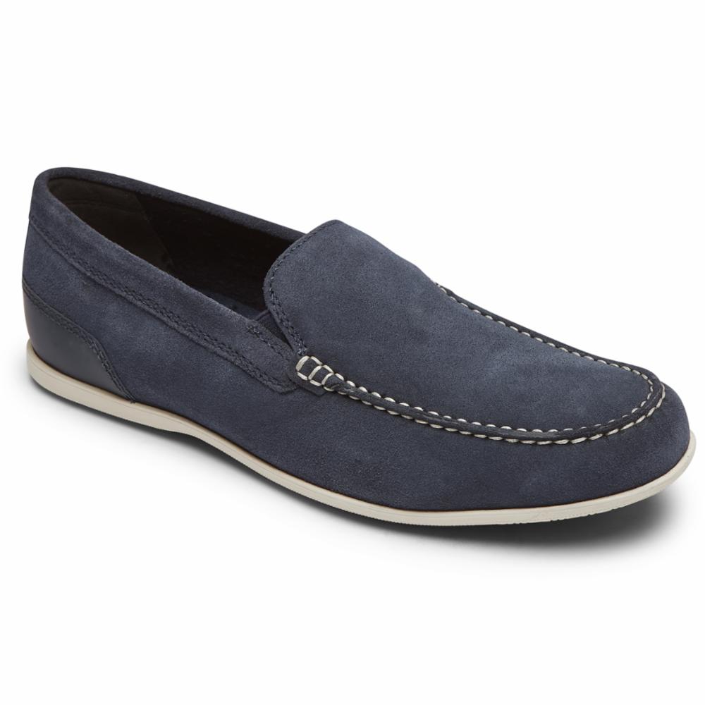 Rockport Men MALCOM VENETIAN NEW DRESS BLUES SDE Rockport Canada