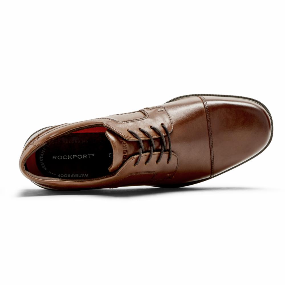 Rockport Men TAYLOR WP CAP TOE TAN