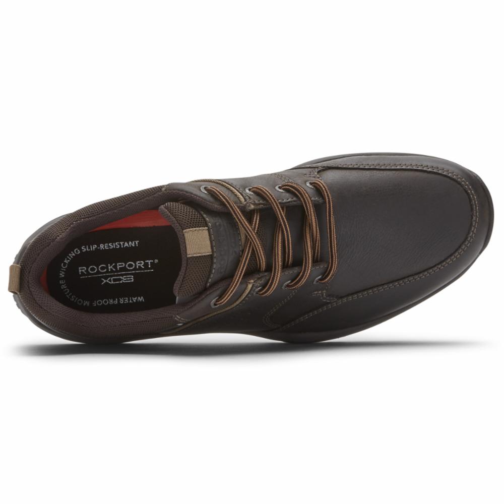 Rockport Men XCS SPRUCE PEAK SPRUCE PEAK LACE UP DK CHOCOLATE