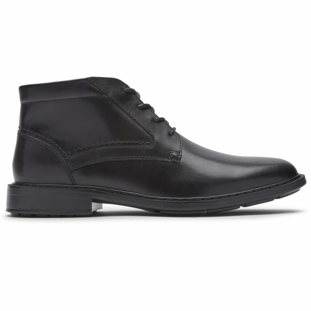 Rockport hot sale chukka black