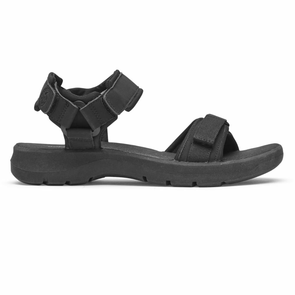 Rockport Women TRAIL TECHNIQUE SANDAL W SANDAL BLACK ECO WSHBL