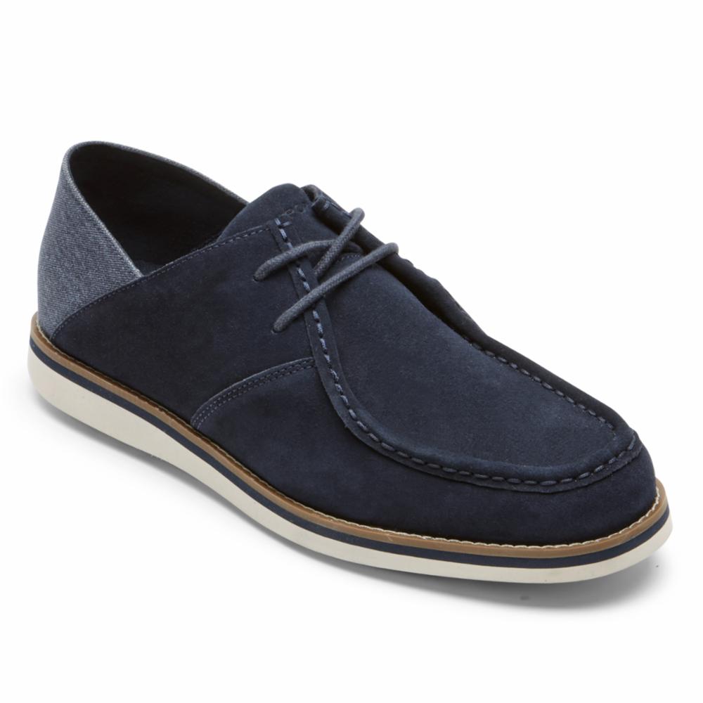 Rockport navy blue sales shoes