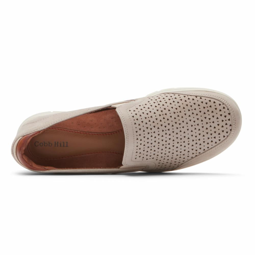 Cobb Hill LIDIA SLIPON DOVE NUBUCK