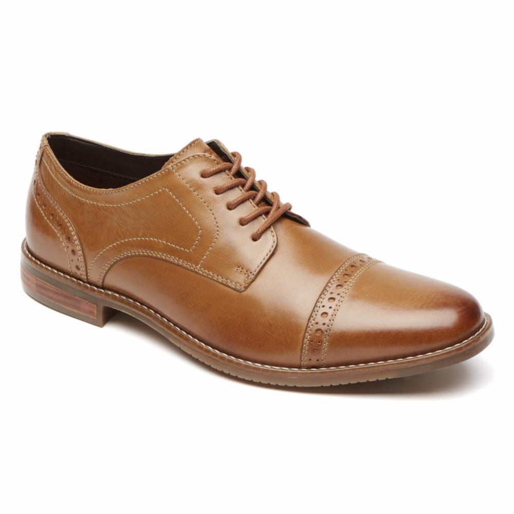 Rockport Men STYLE PURPOSE CAP TOE TAN Rockport Canada