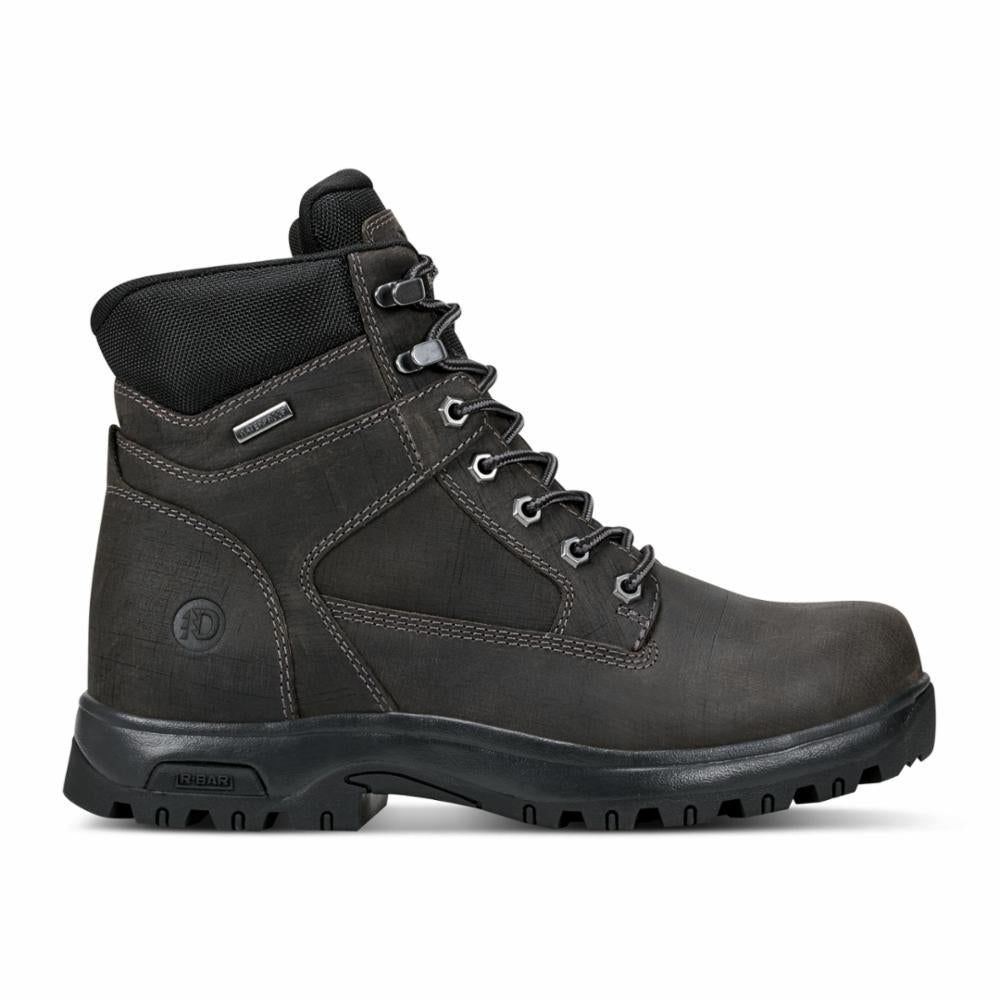 Dunham  6INPTBOOT BOOT LACEUP CHARCOAL GRAY/BLACK/BLACK