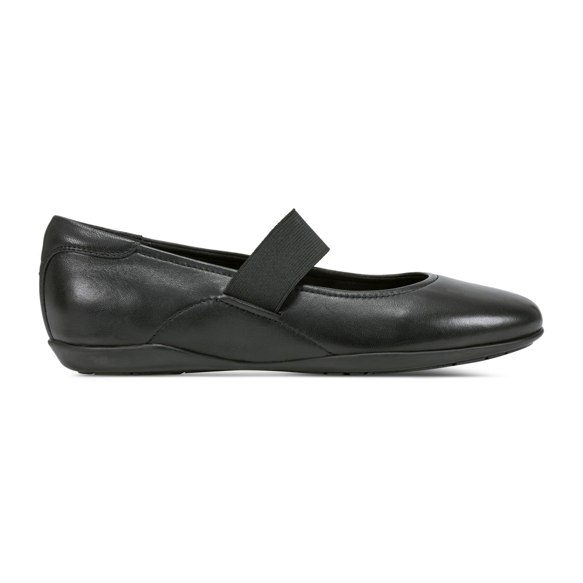 Rockport Women  AVER2 BALLET BLACK/BLACK/NEW TARTUFO LEATHE