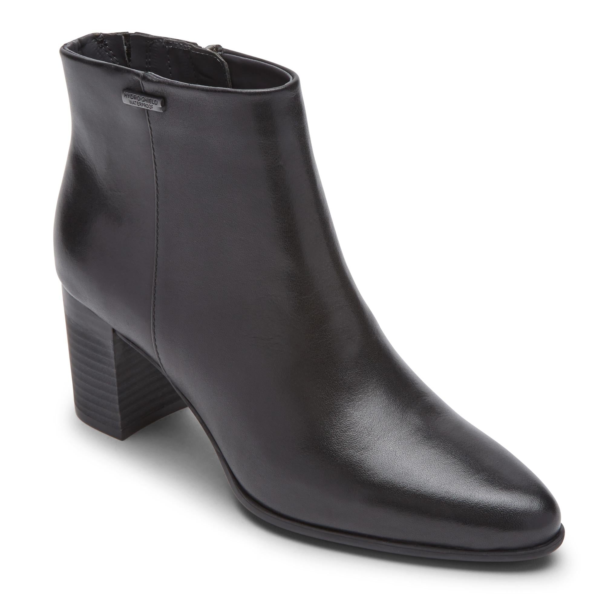 Rockport Women  Camdyn Bootie Wp BLACK/LEATHER WP