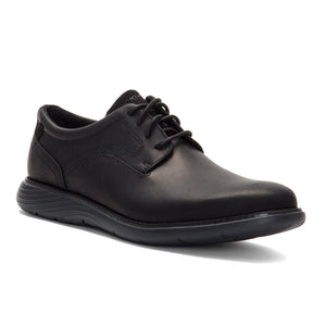 Rockport Hommes GARETT PLAIN TOE CUIR NOIR