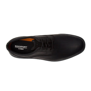 Rockport Men  GARETT PLAIN TOE BLACK LEATHER