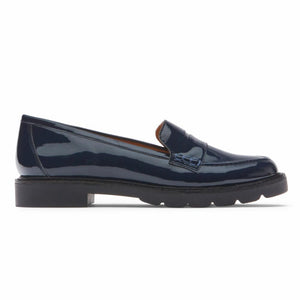 Rockport Women KACEY KACEY PENNY NAVY PATENT PU