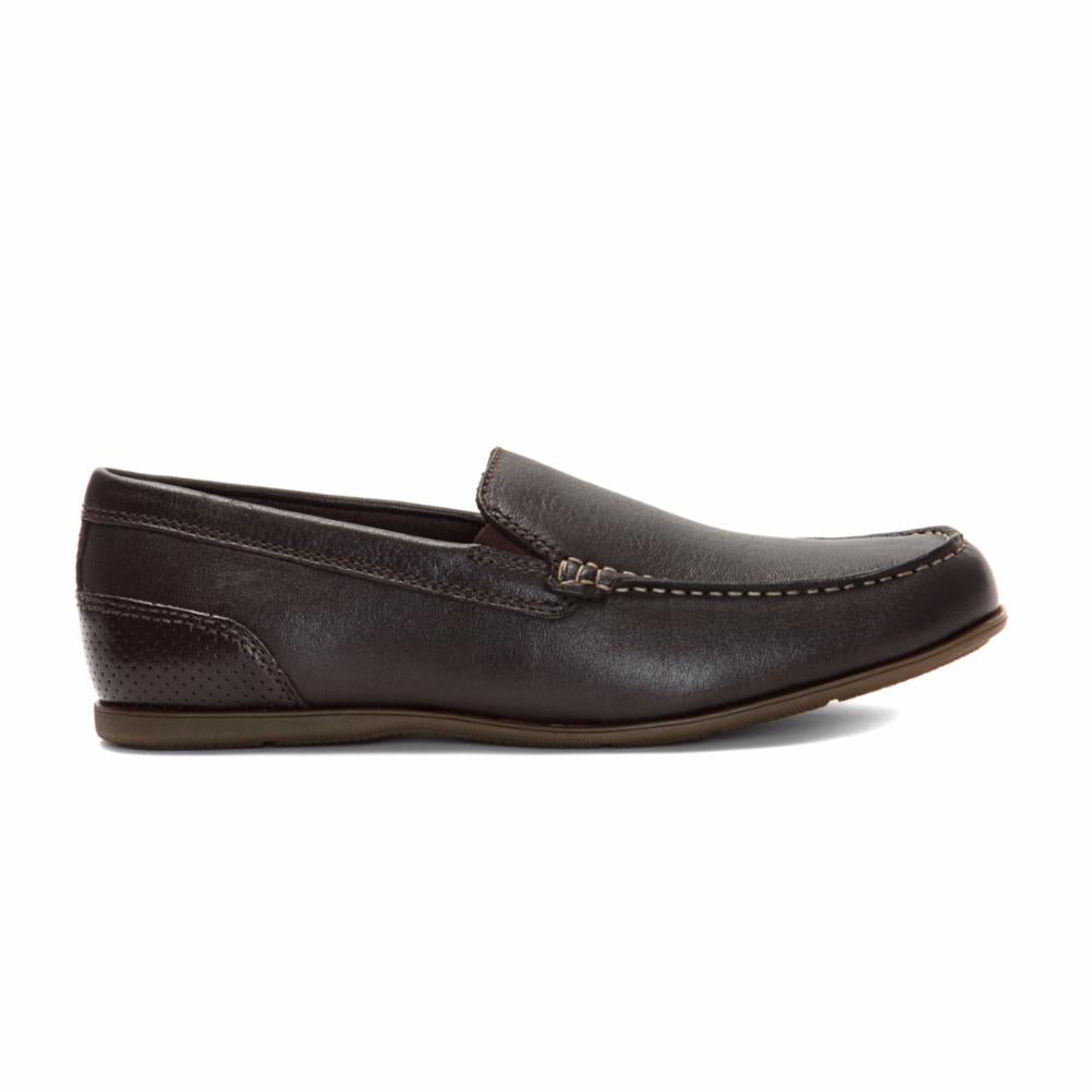 Rockport Men  MALCOM SLIP ON BROWN