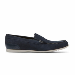 Rockport Men  MALCOM SLIP ON NAVY SUEDE