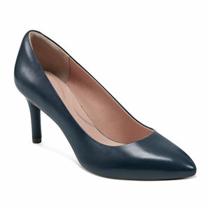 Rockport Women TOTAL MOTION 75mmPTH TOTAL MOTION 75mmPTH PLAIN PUMP NAVY LTHR