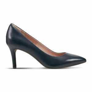 Rockport Women TOTAL MOTION 75mmPTH TOTAL MOTION 75mmPTH PLAIN PUMP NAVY LTHR