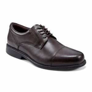 Rockport Men  CHARLES ROAD CAPTOE DARK BROWN