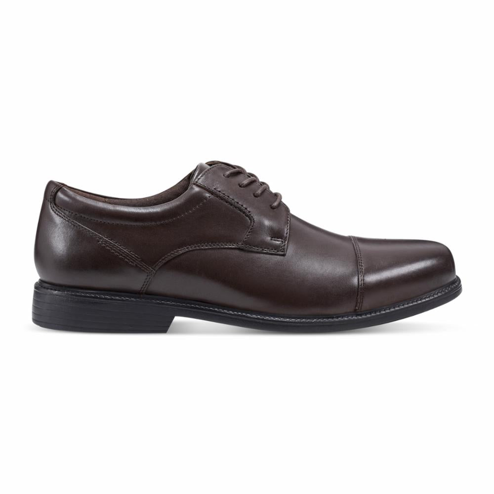 Rockport Men  CHARLES ROAD CAPTOE DARK BROWN