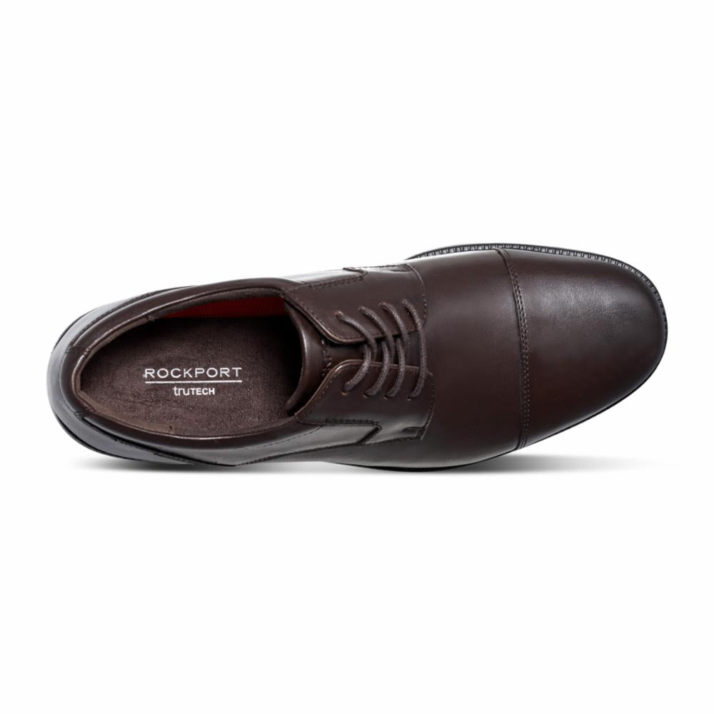 Rockport Men  CHARLES ROAD CAPTOE DARK BROWN