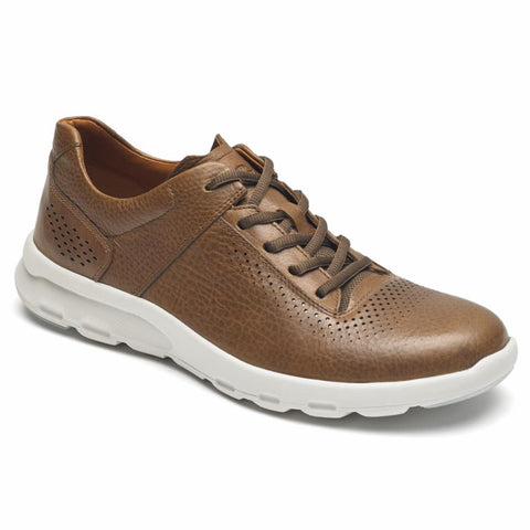 Rockport Men LETS WALK M PLAINTOE TAN/LEATHER