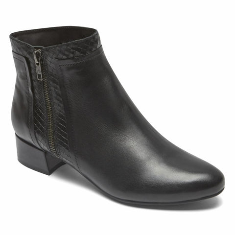 Rockport Women TOTAL MOTION RAINA PLAIN BOOT BLACK