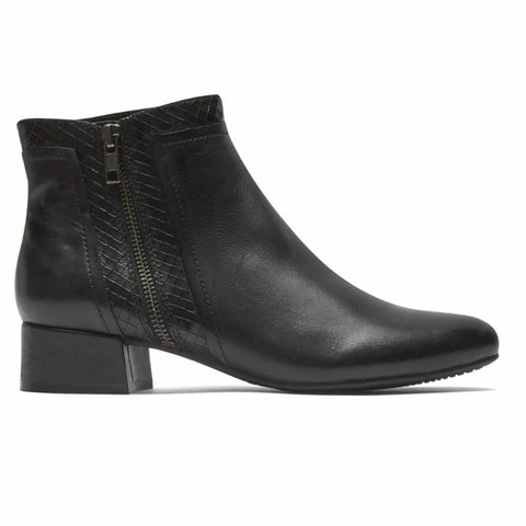 Rockport Women TOTAL MOTION RAINA PLAIN BOOT BLACK