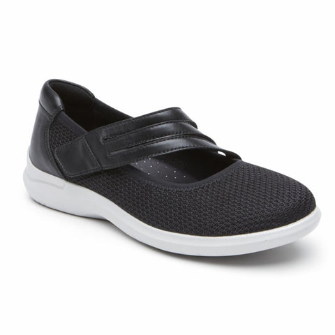 Aravon POWER COMFORT MARYJANE BLACK/KNIT