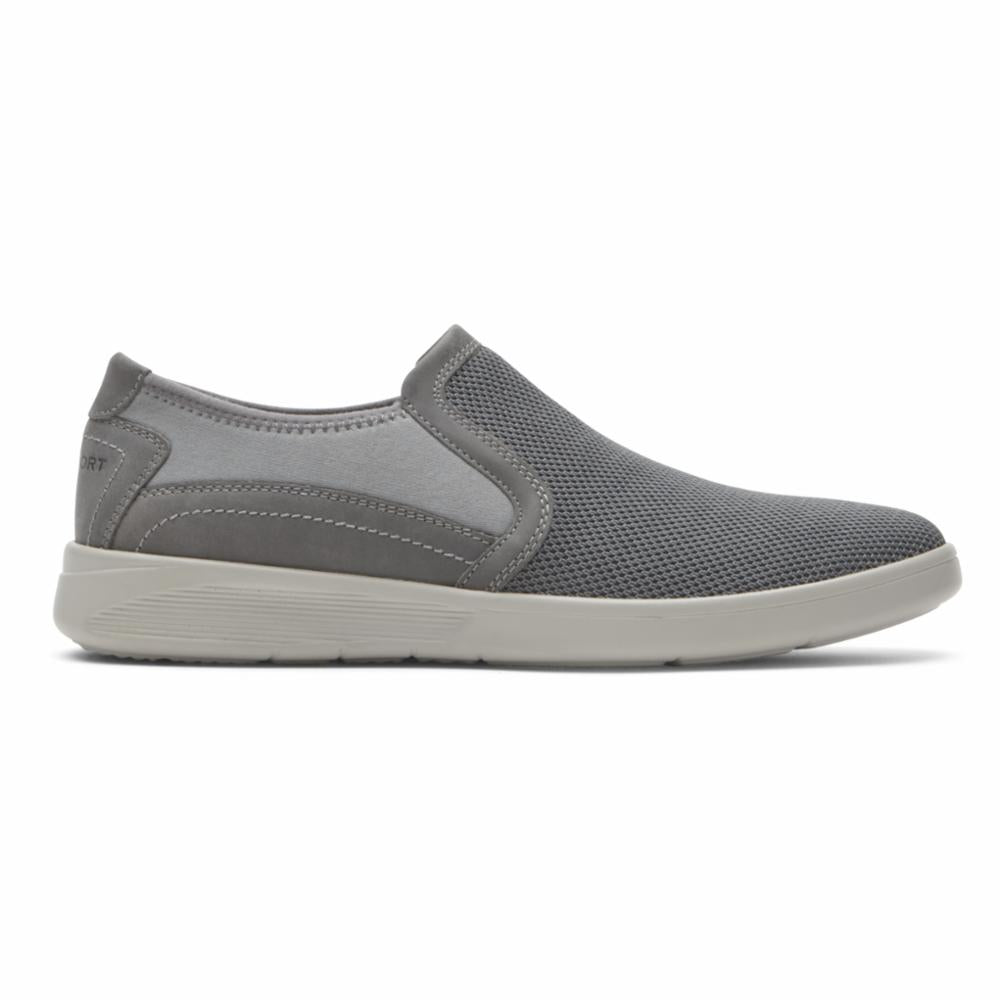 Rockport Men CALDWELL SLIP ON GREY – Rockport Canada