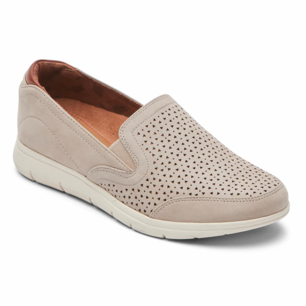 Cobb Hill LIDIA SLIPON DOVE NUBUCK – Rockport Canada