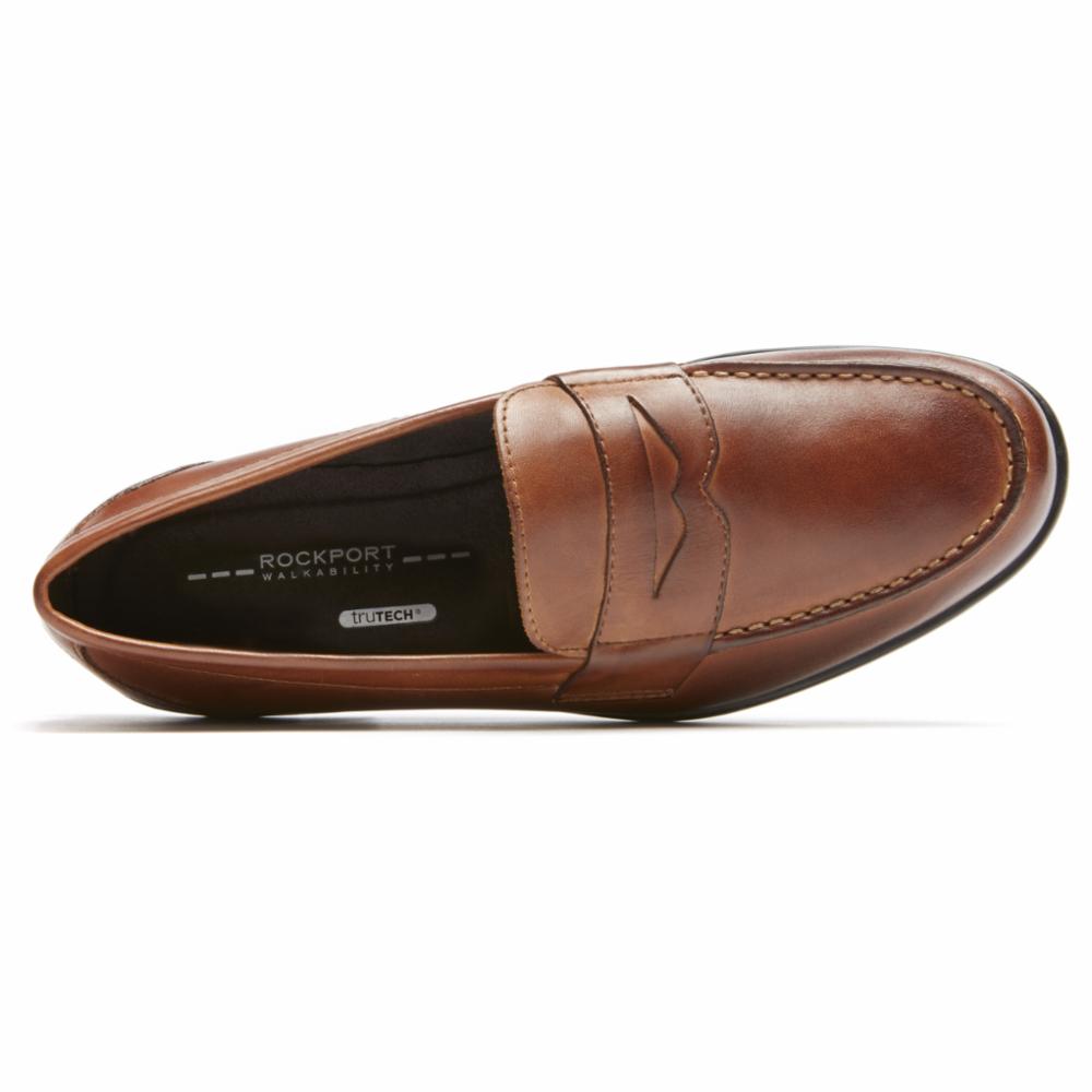 Rockport Men CLASSIC LOAFER LITE PENNY COGNAC