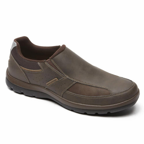 Rockport Men GET YOUR KICKS SLIP ON BROWN