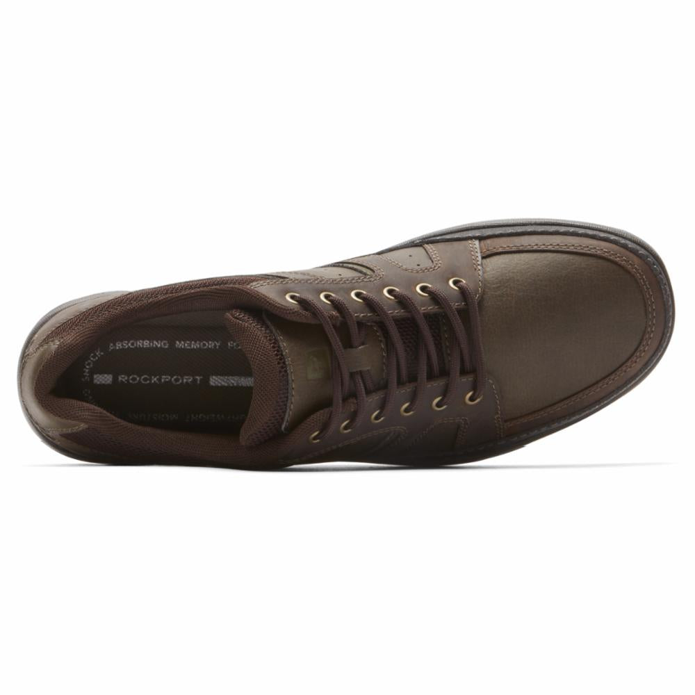 Rockport Men GET YOUR KICKS MDG BLUCHER DARK BROWN/LEATHER – Rockport ...